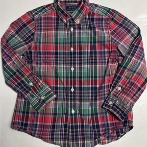 Ralph Lauren Kids Multicolor Plaid Button Down Shirt